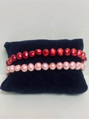 Genuine Freshwater Pearl Stretch Bracelets
